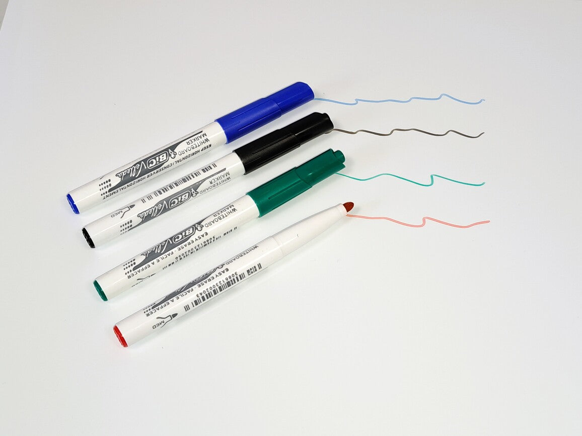 Pochette de 4 feutres effaçables BIC Velleda 1741