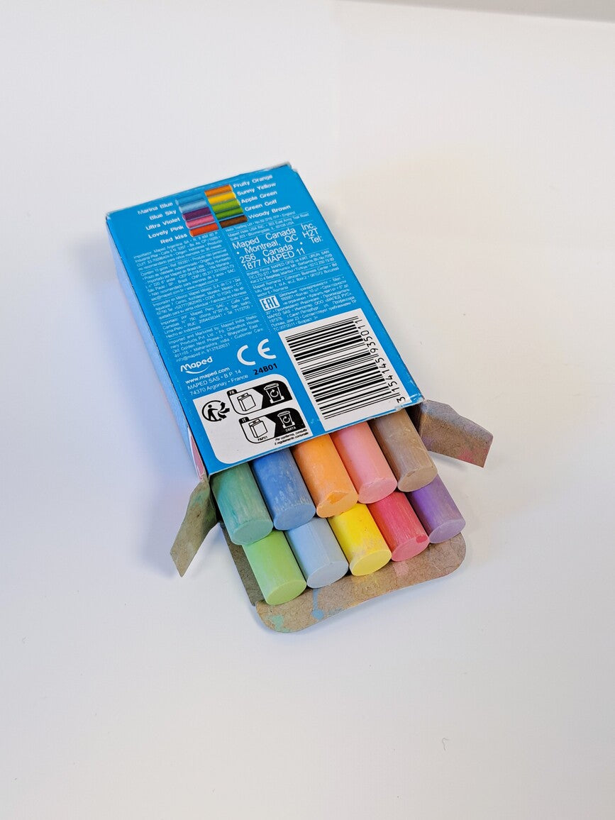Etui de 10 Craies couleurs MAPED COLOR&