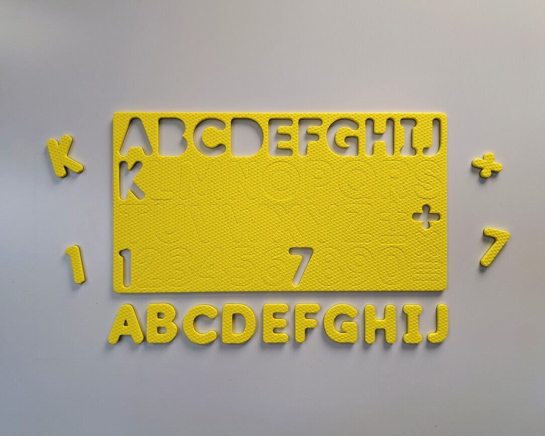 Alphabet + chiffres magnétiques en mousse