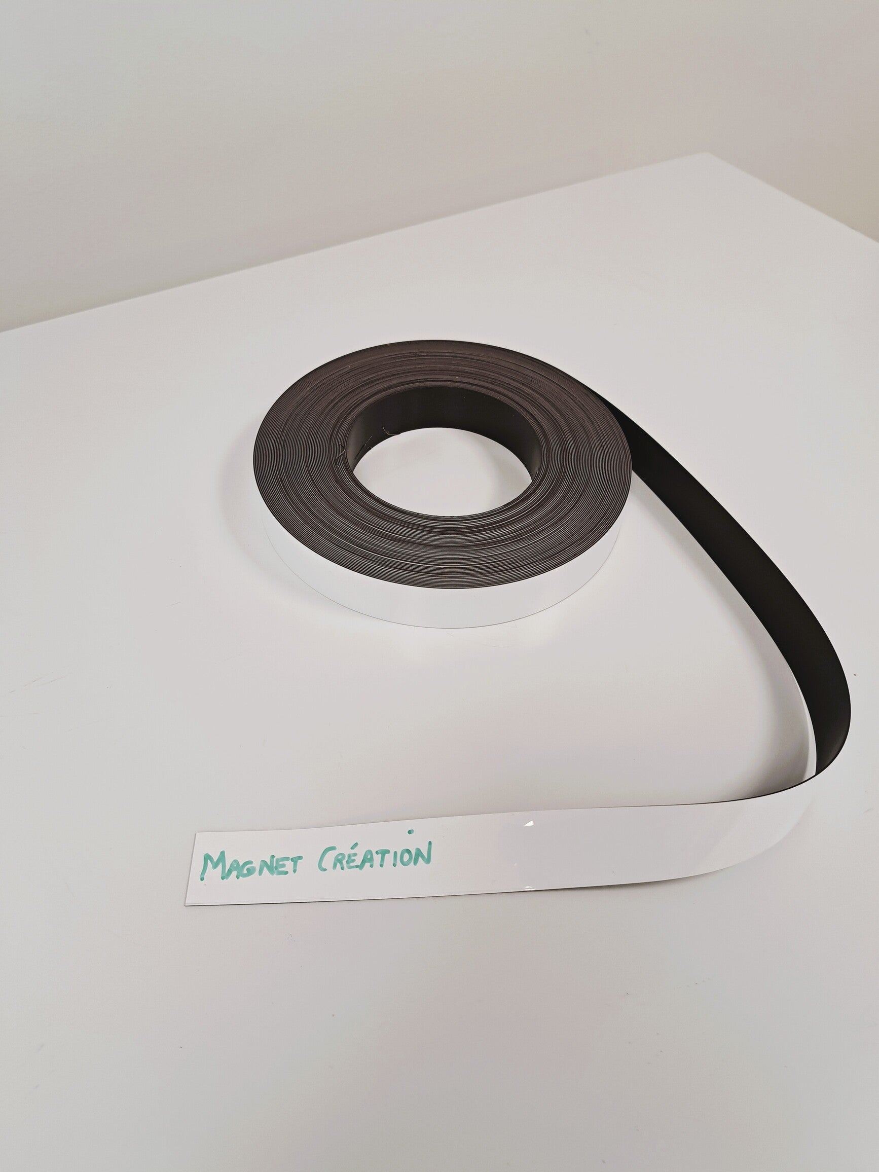 Bande magnétique blanche effaçable