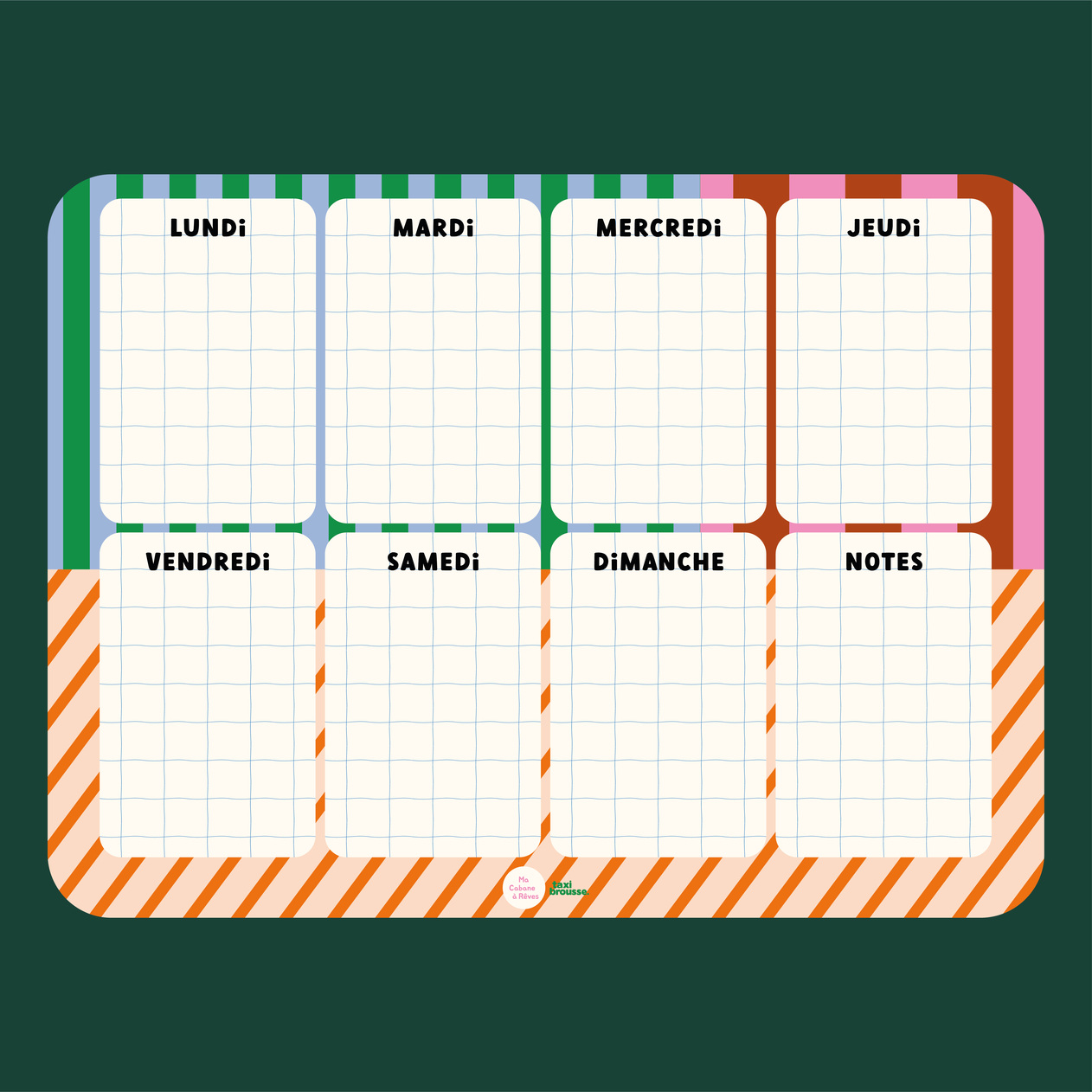 Meal Planner Magnétique - Pop