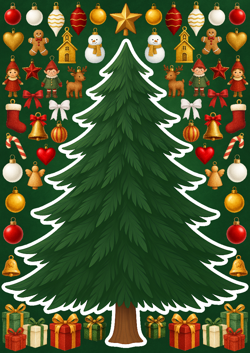 Jeu magnétique - Sapin de Noël