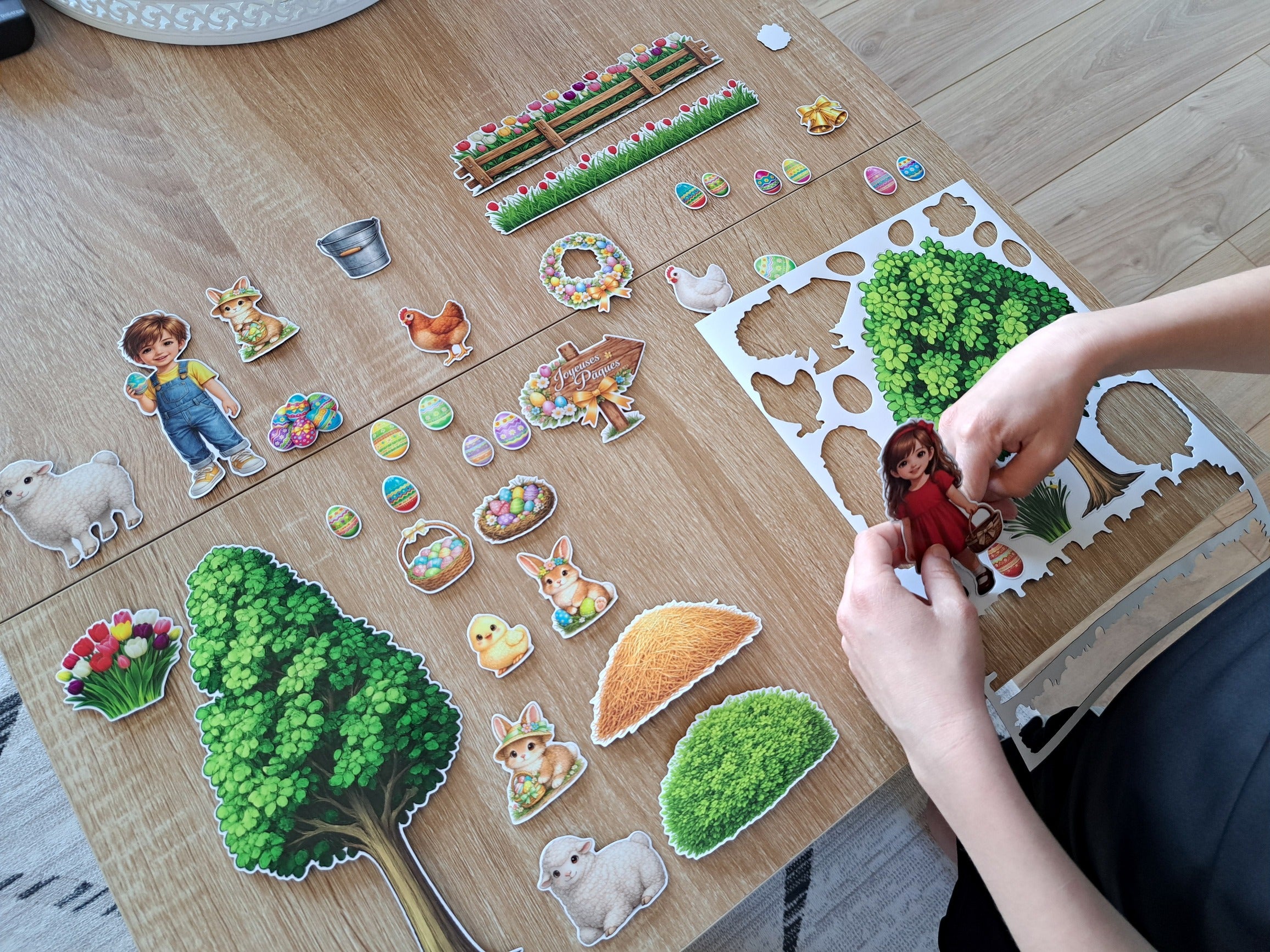 Jeu magnétique - Pâques