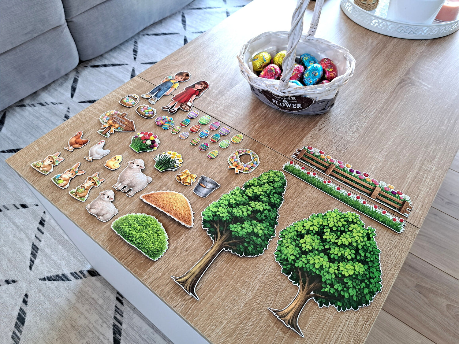 Jeu magnétique - Pâques
