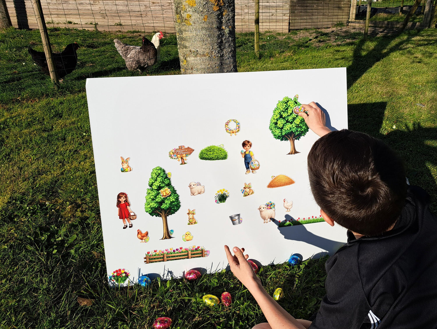 Jeu magnétique - Pâques