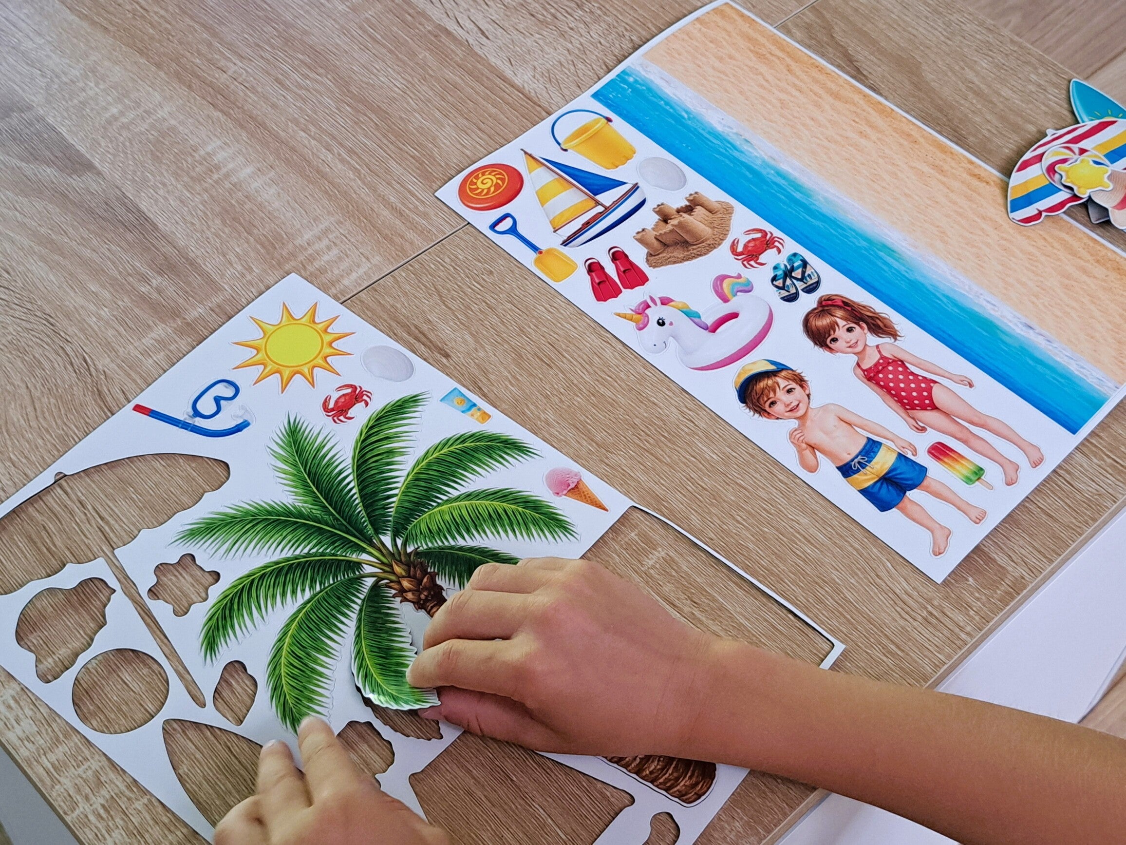 Jeu magnétique - Plage