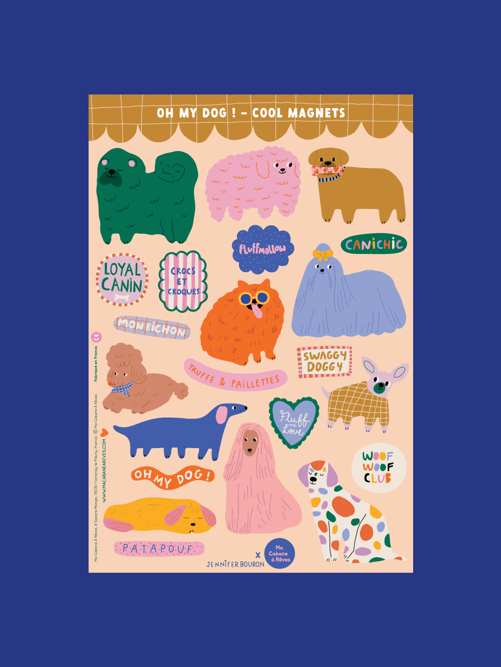 Stickers magnétiques - Oh My Dog!