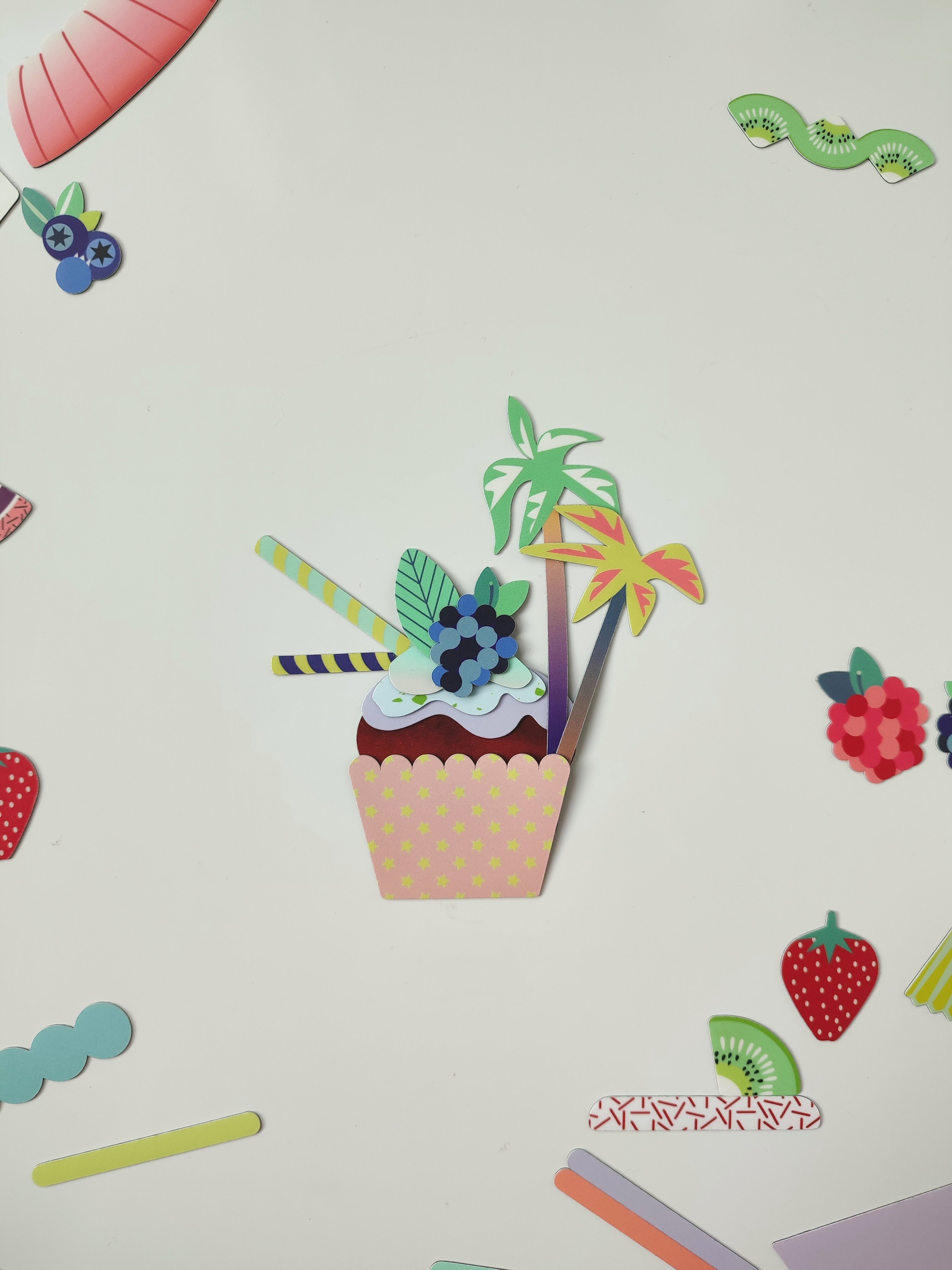 Jeu magnétique - Cupcakes