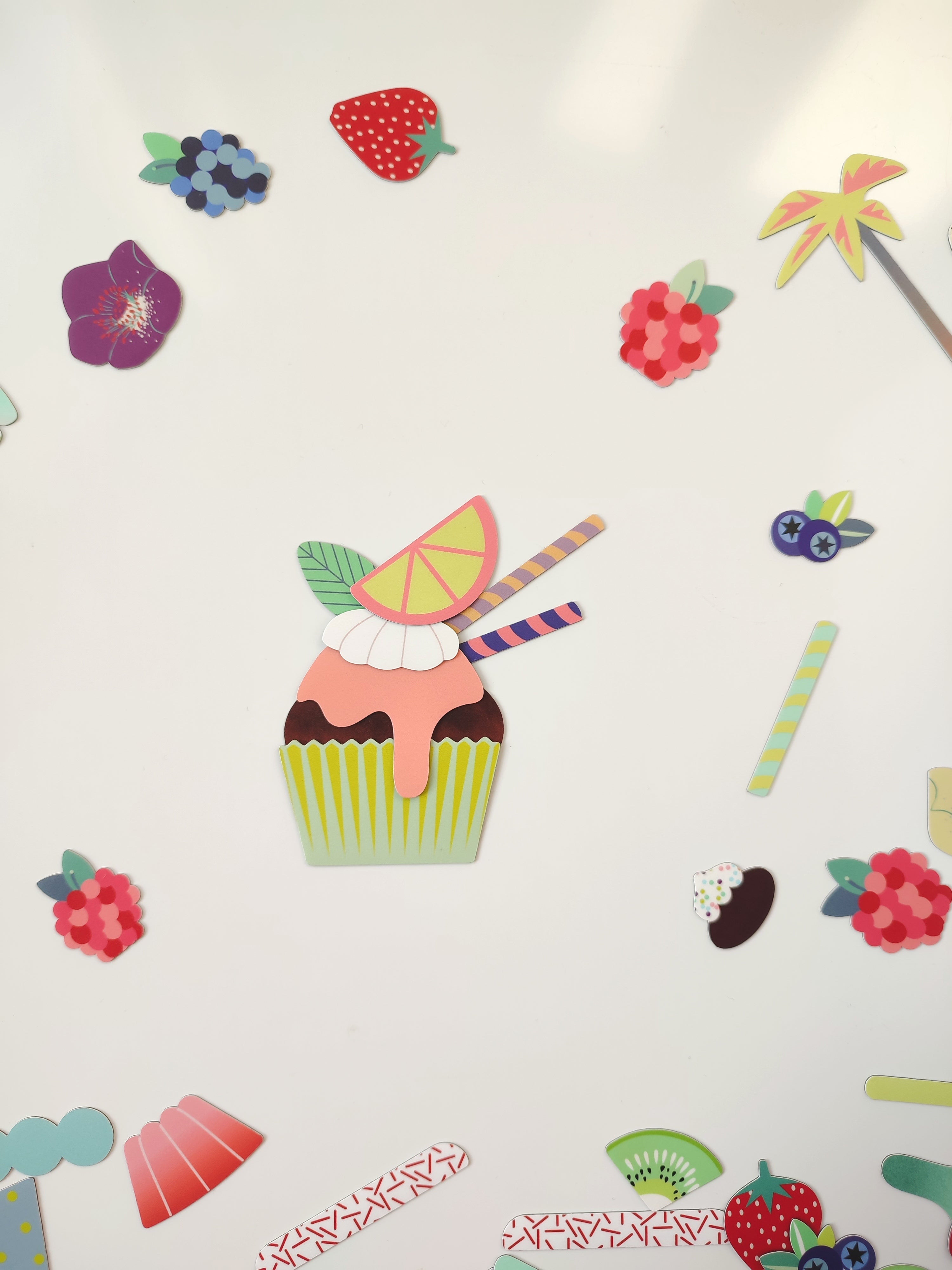 Jeu magnétique - Cupcakes