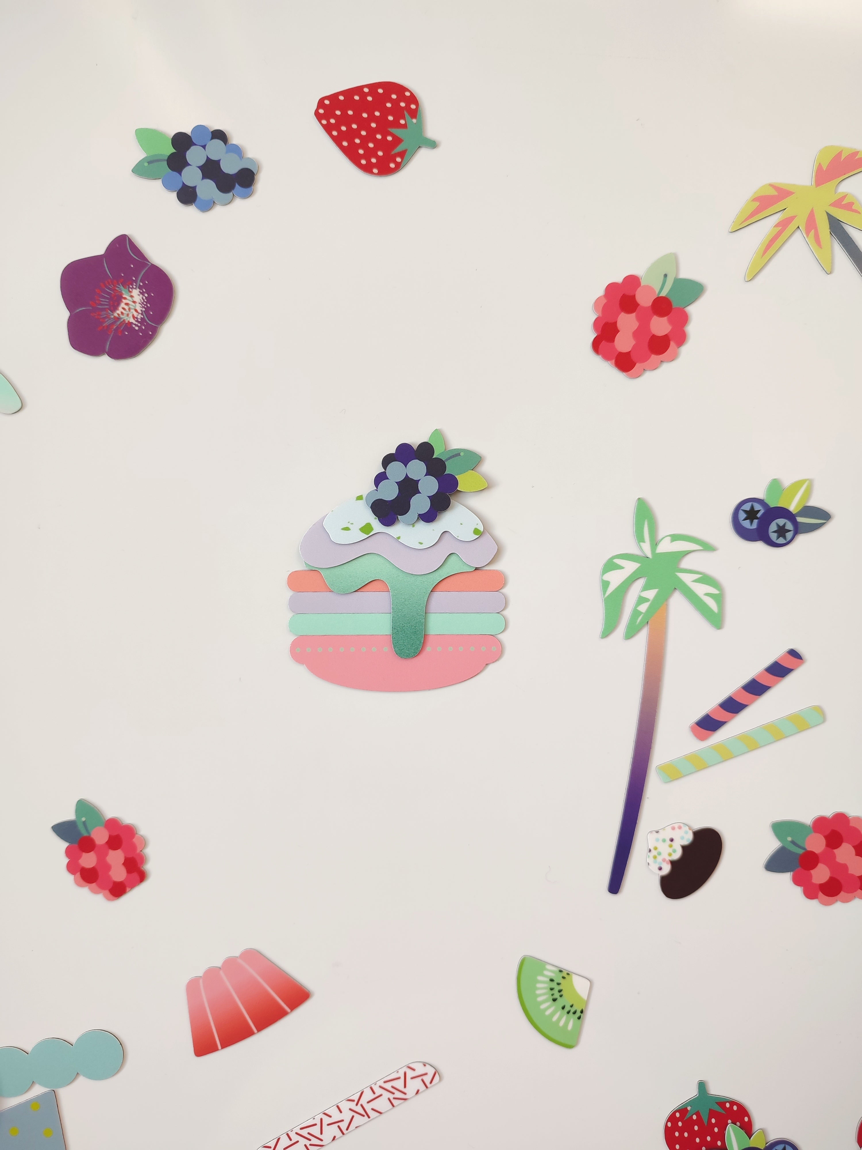 Jeu magnétique - Cupcakes