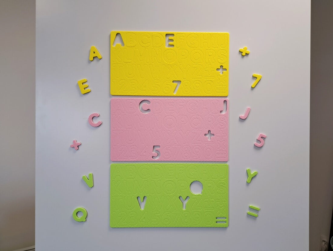 Alphabet + chiffres magnétiques en mousse