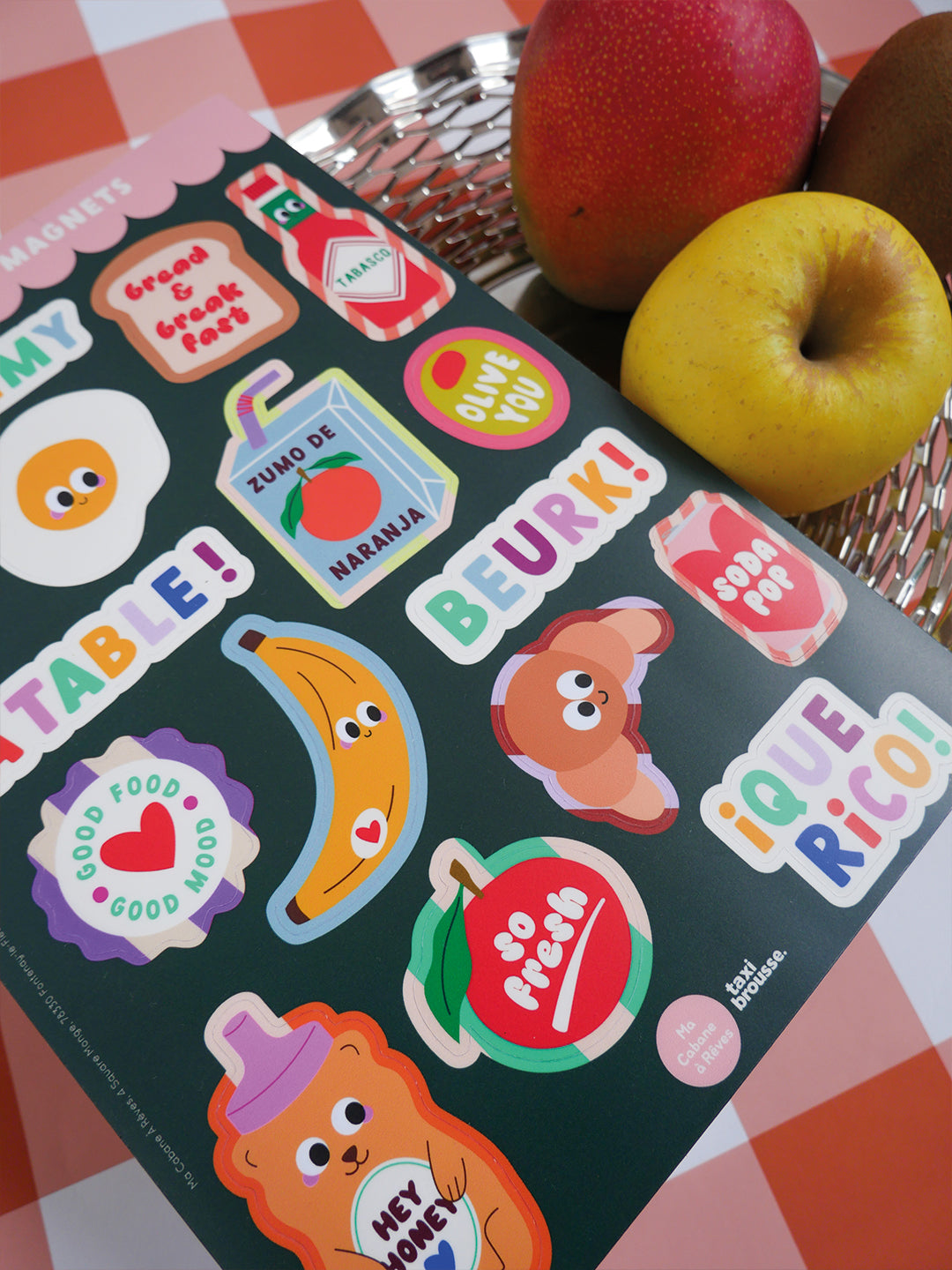 Stickers magnétiques - Food