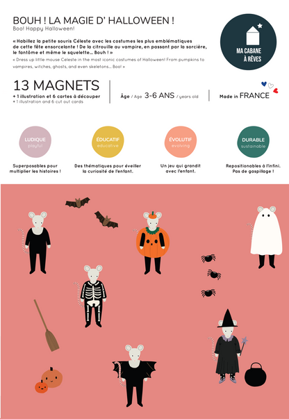 Jeu magnétique BOUH ! La Magie d&