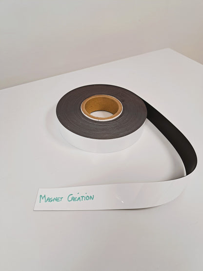 Bande magnétique blanche effaçable