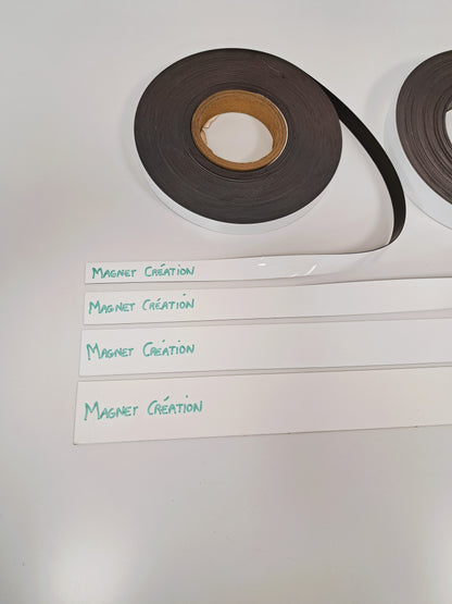 Bande magnétique blanche effaçable