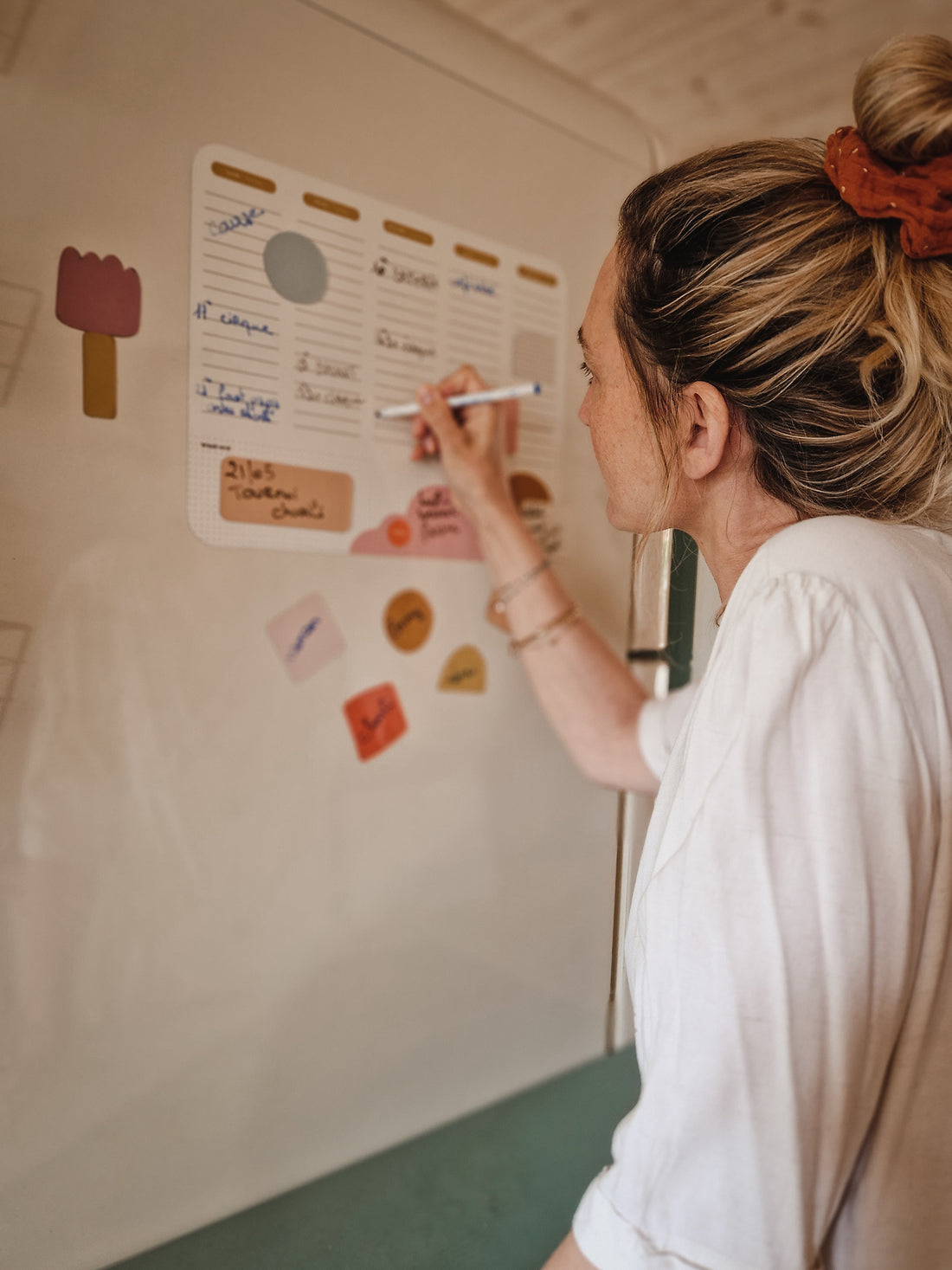 Semainier magnétique - Litchi