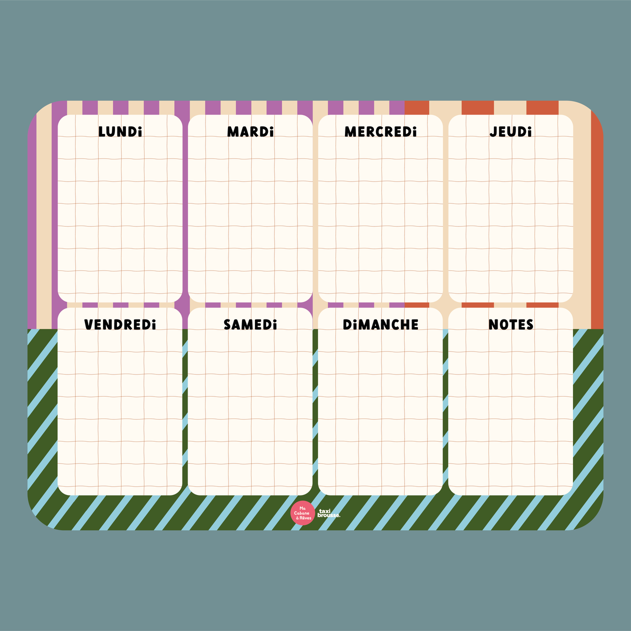 Meal Planner Magnétique