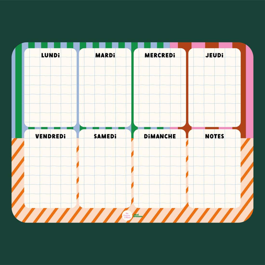 Meal Planner Magnétique - Pop