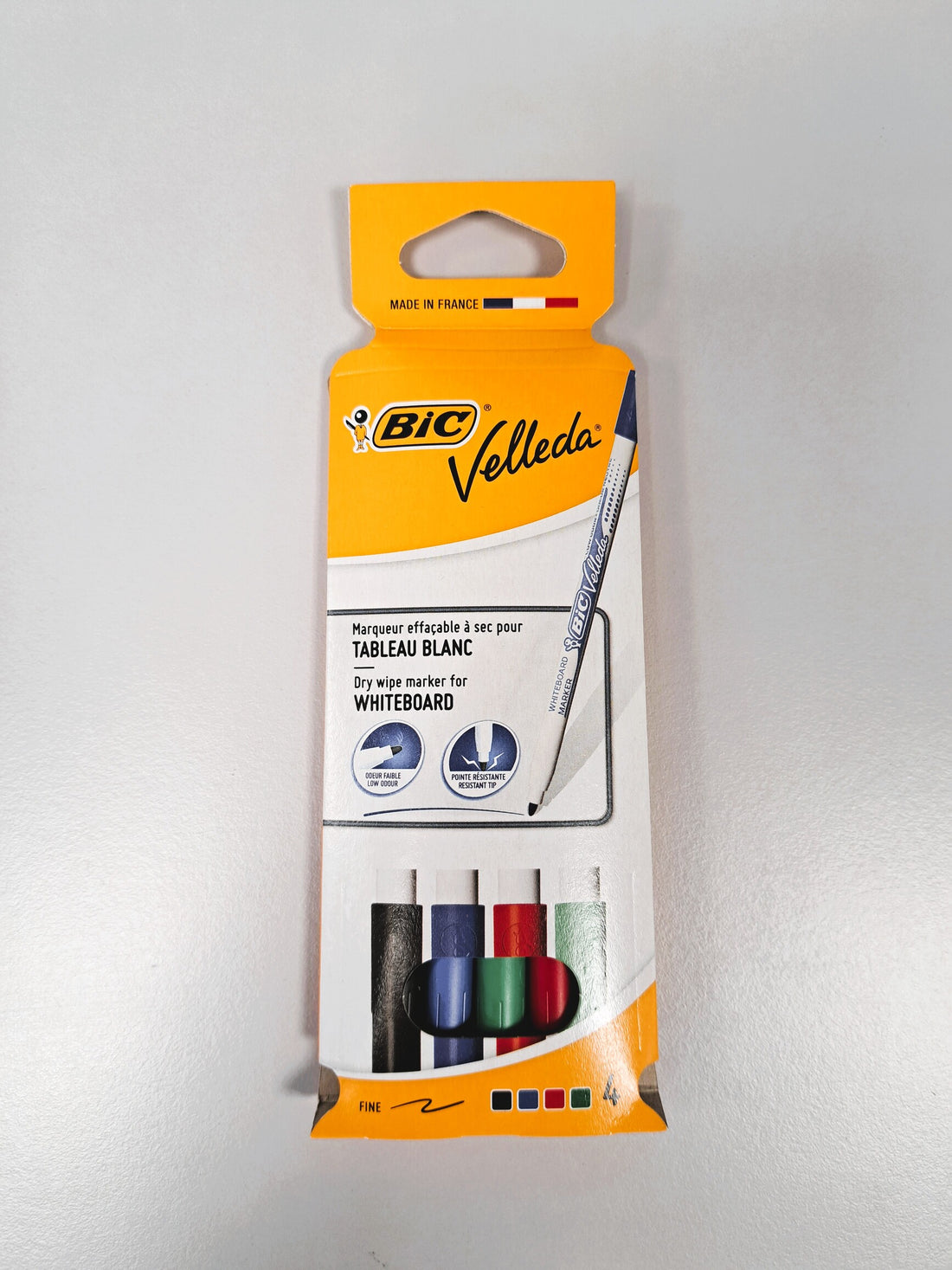 Pochette de 4 feutres effaçables BIC Velleda 1721