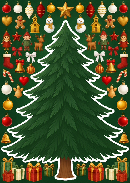 Jeu magnétique - Sapin de Noël