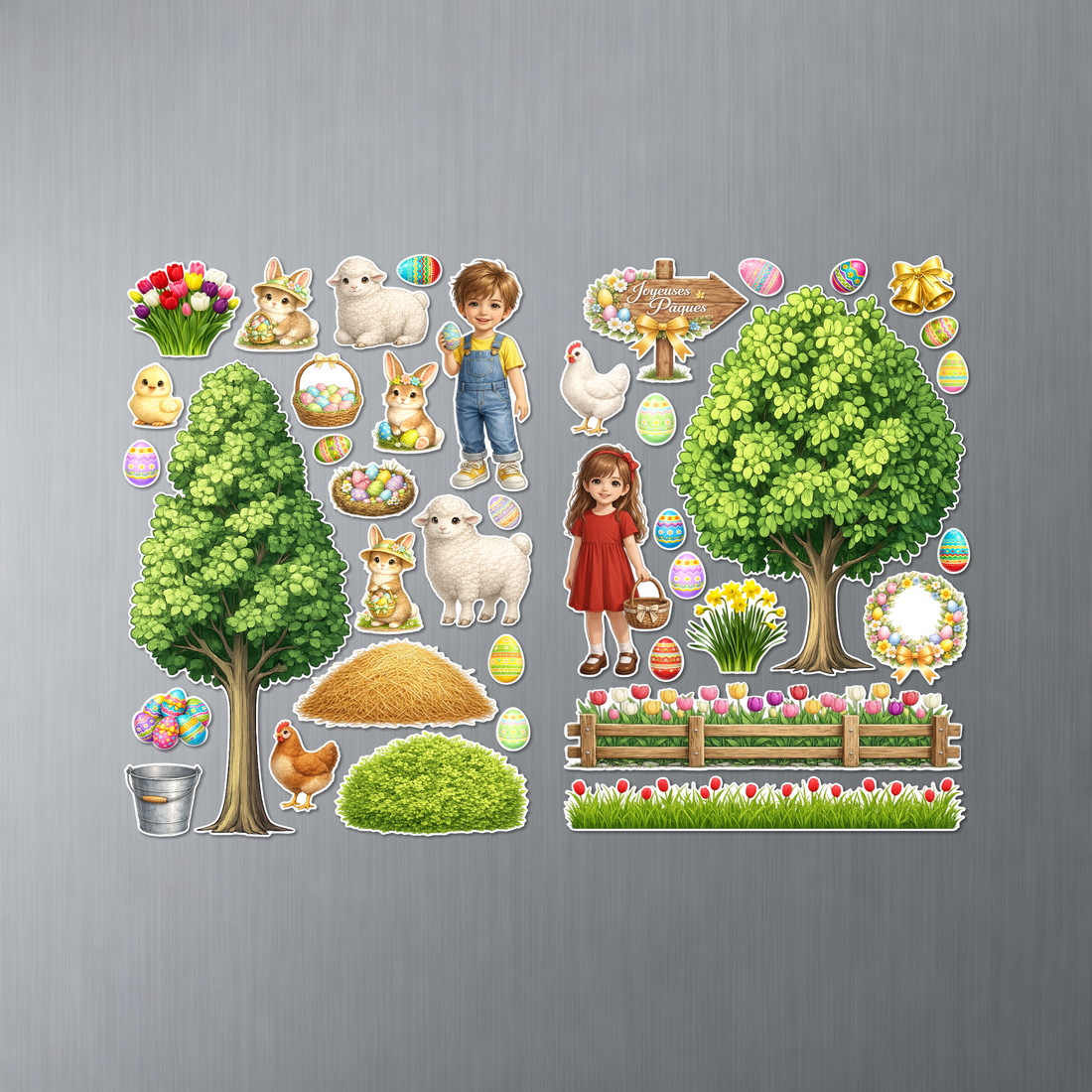 Jeu magnétique - Pâques