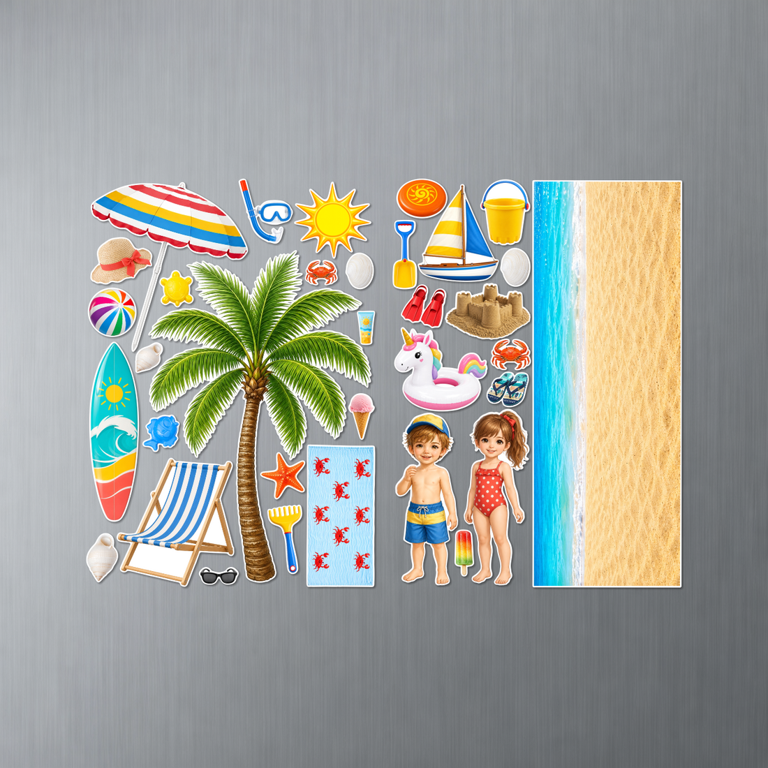 Jeu magnétique - Plage
