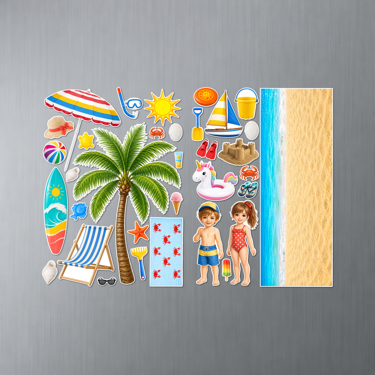 Jeu magnétique - Plage