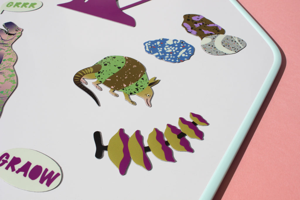 Jeux magnétique - Dinosaures