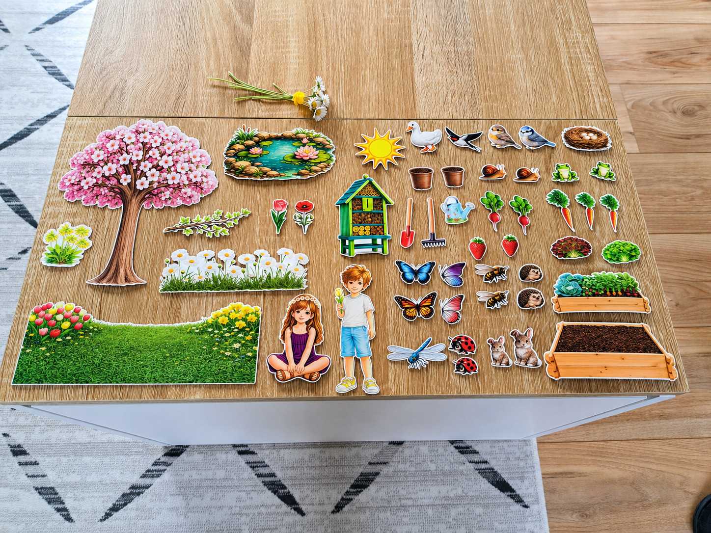 Jeu magnétique - Printemps
