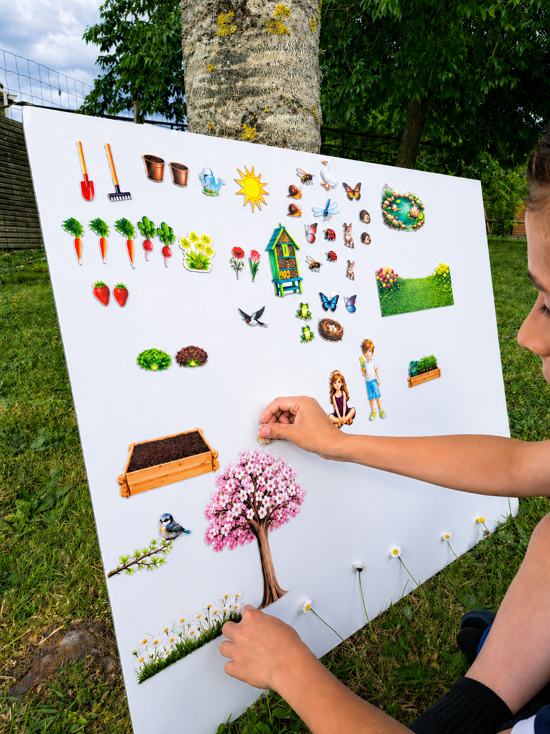 Jeu magnétique - Printemps