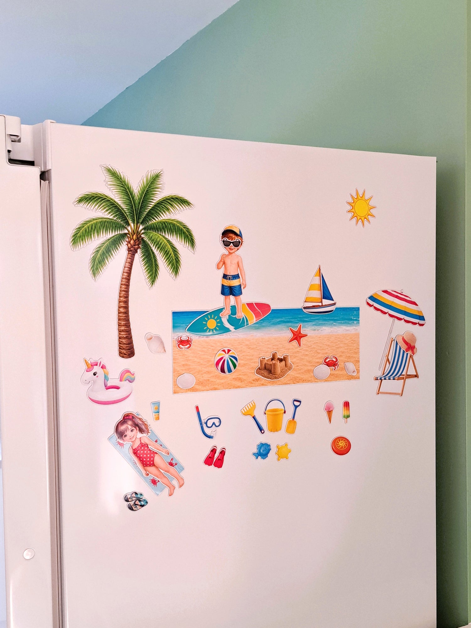 Jeu magnétique - Plage