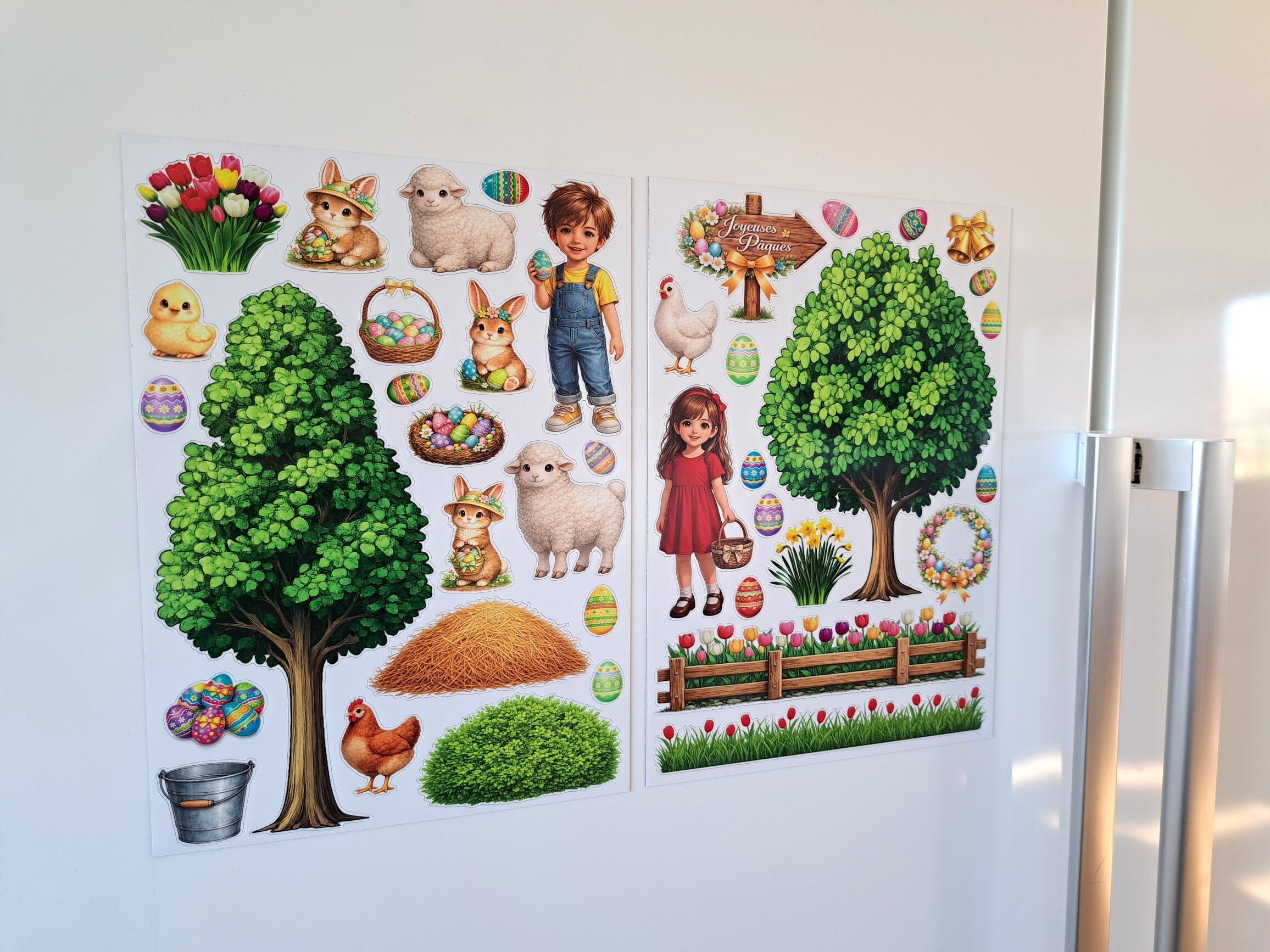 Jeu magnétique - Pâques