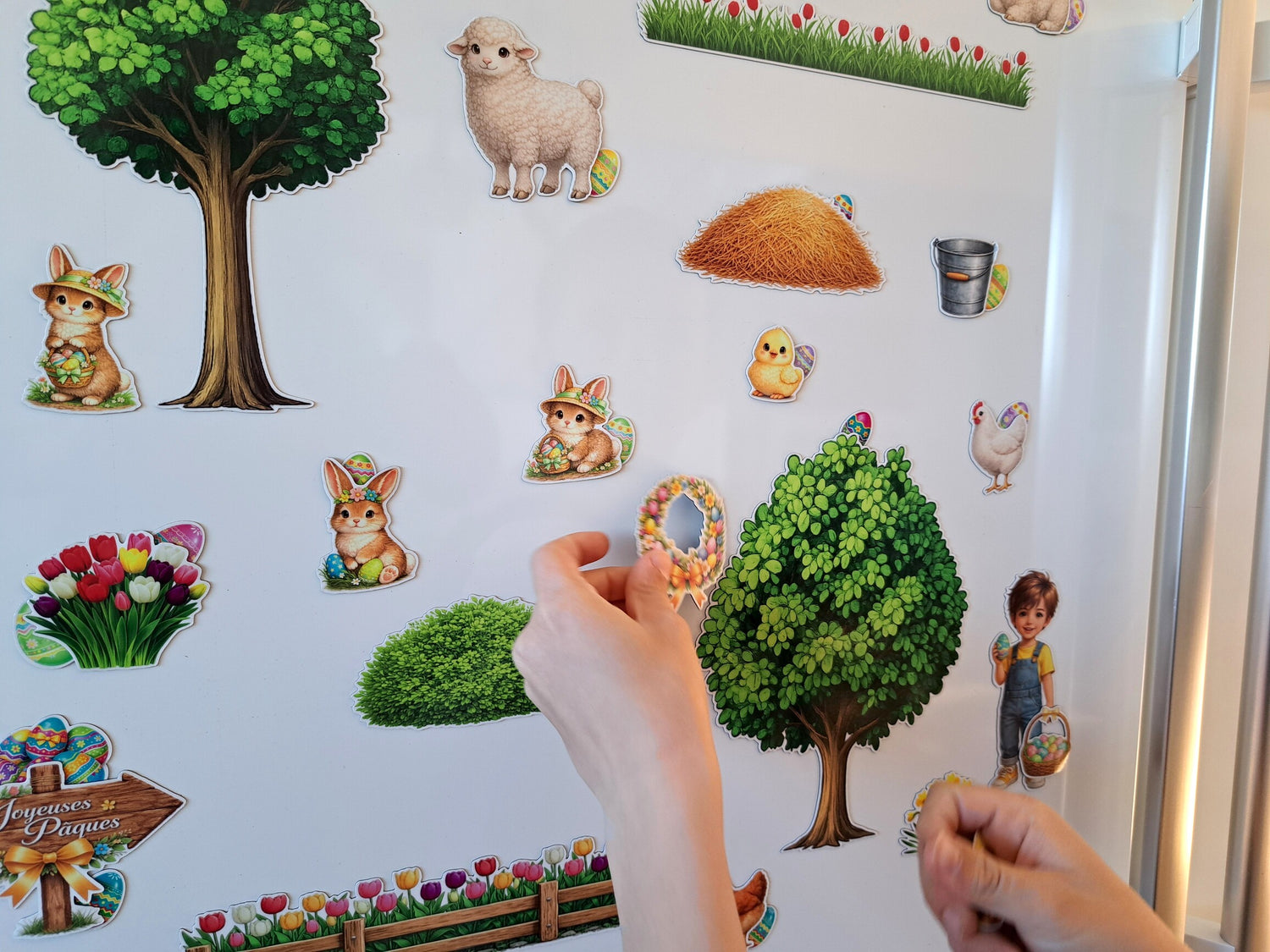 Jeu magnétique - Pâques