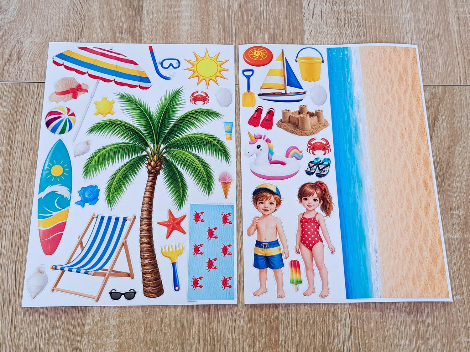 Jeu magnétique - Plage