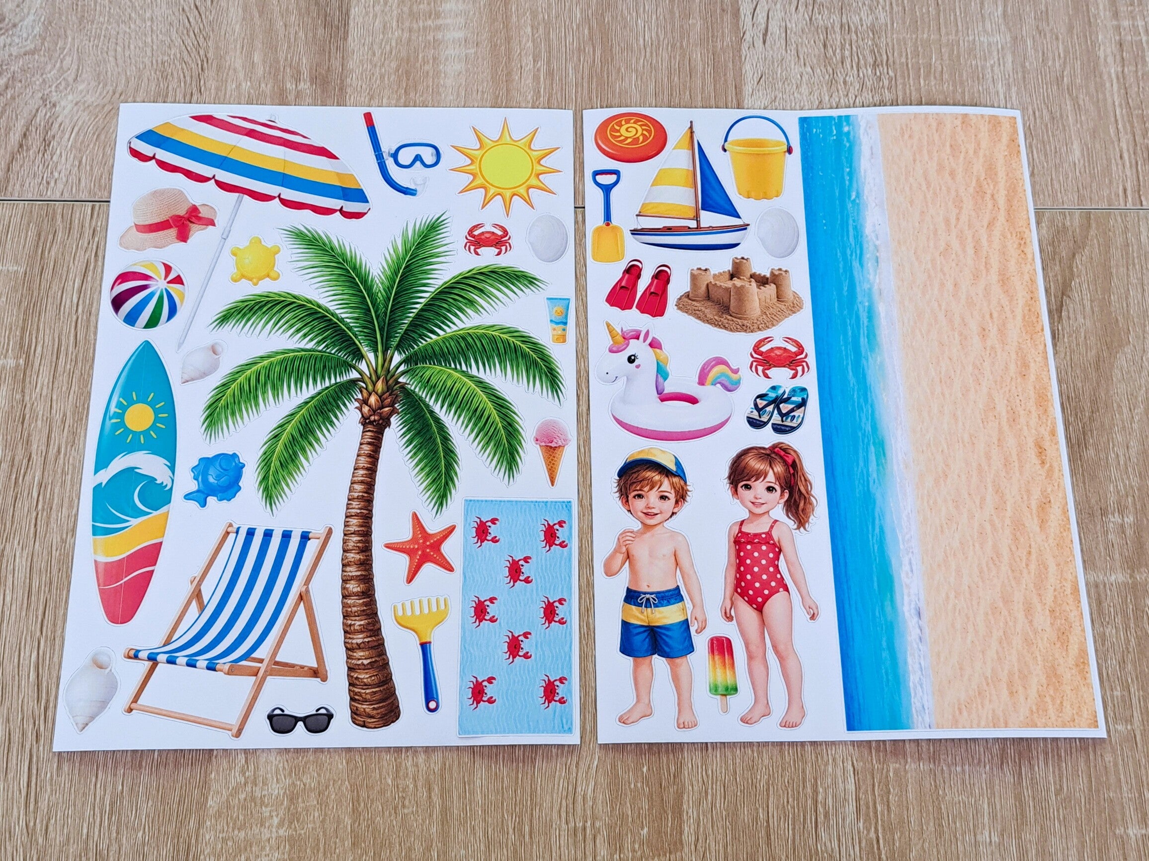 Jeu magnétique - Plage