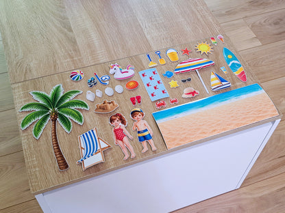 Jeu magnétique - Plage