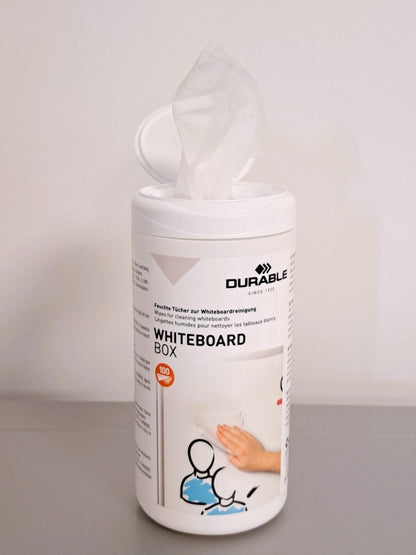 Lingettes humides nettoyantes pour tableaux blancs