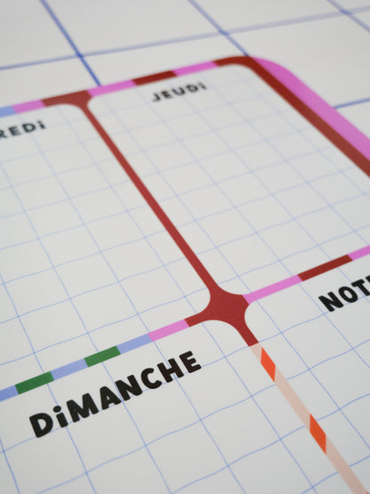 Meal Planner Magnétique - Pop