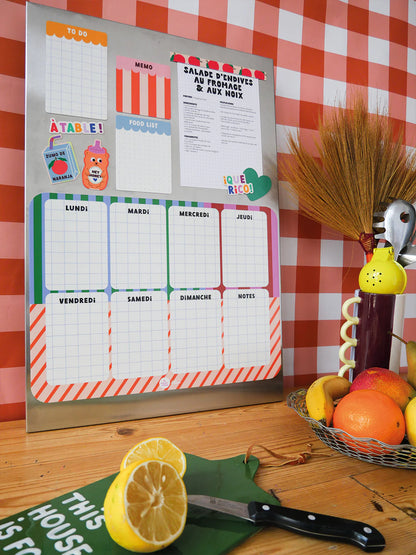 Meal Planner Magnétique - Pop