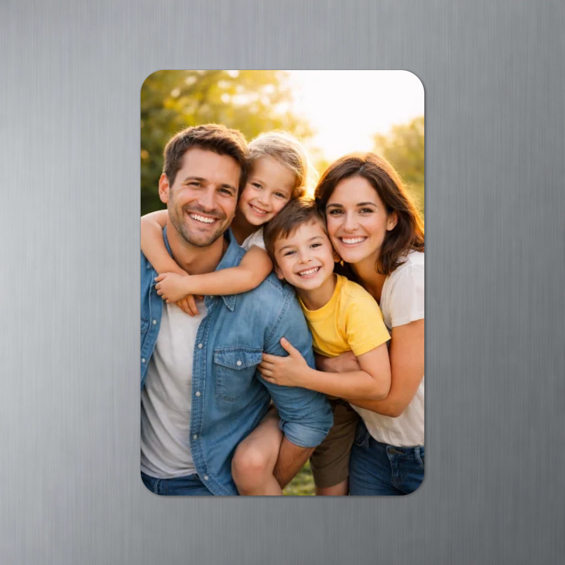 Magnet personnalisé - Rectangle coins arrondis