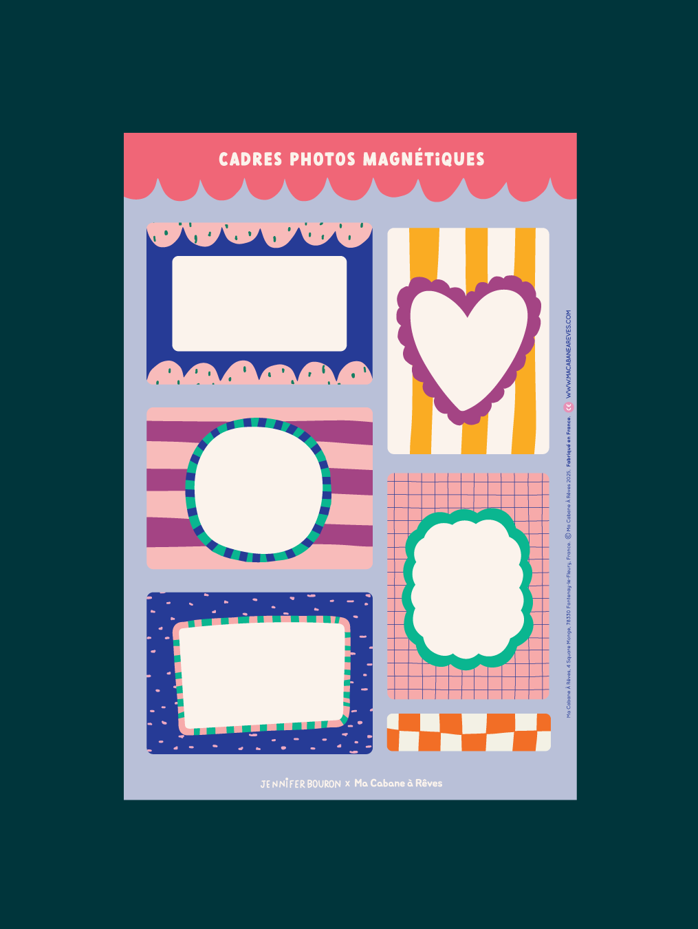 Stickers magnétiques - Cadres photo - Oh my dog!