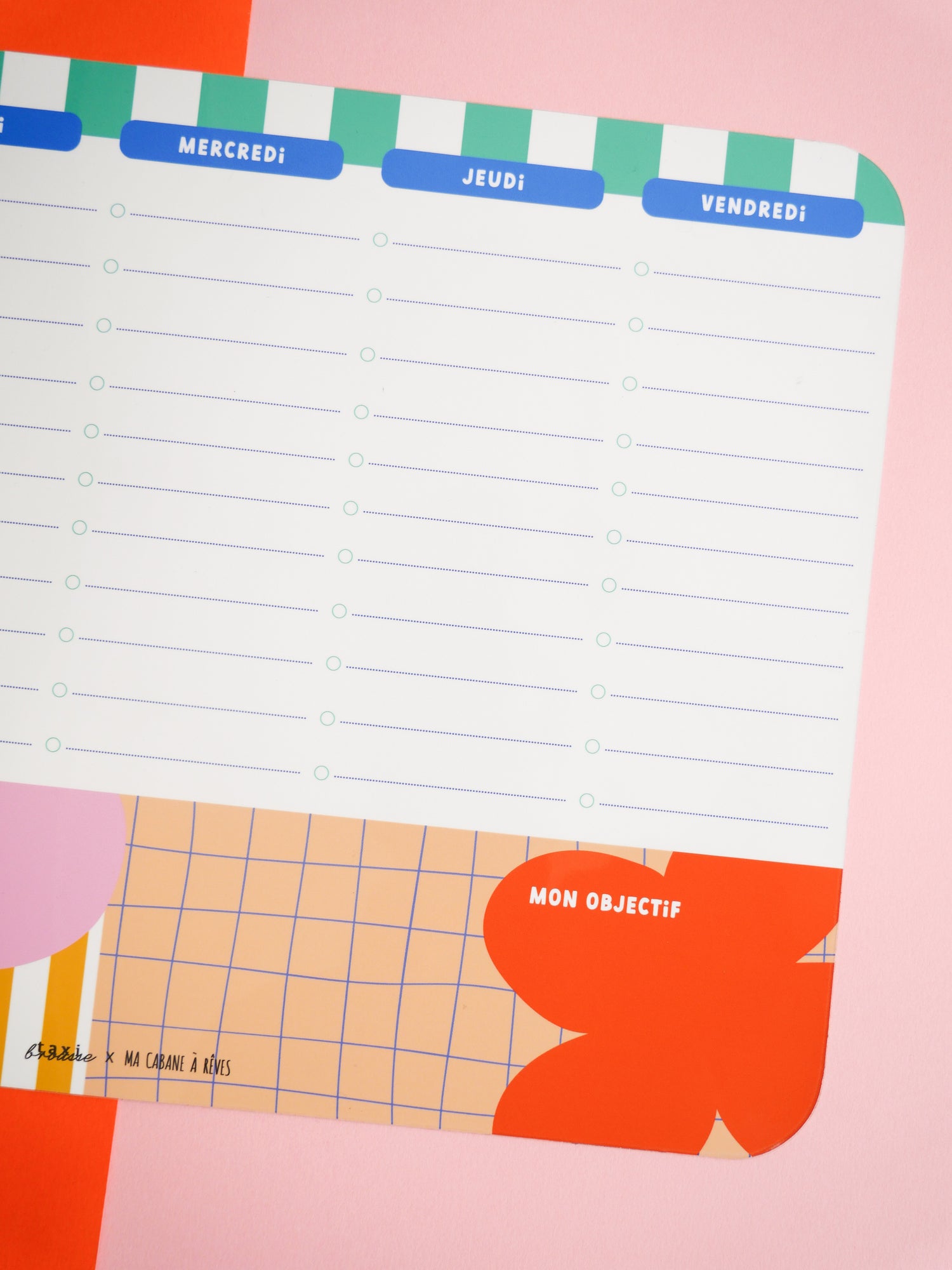 Semainier magnétique - Pop