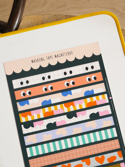 Stickers magnétiques - Masking Tape