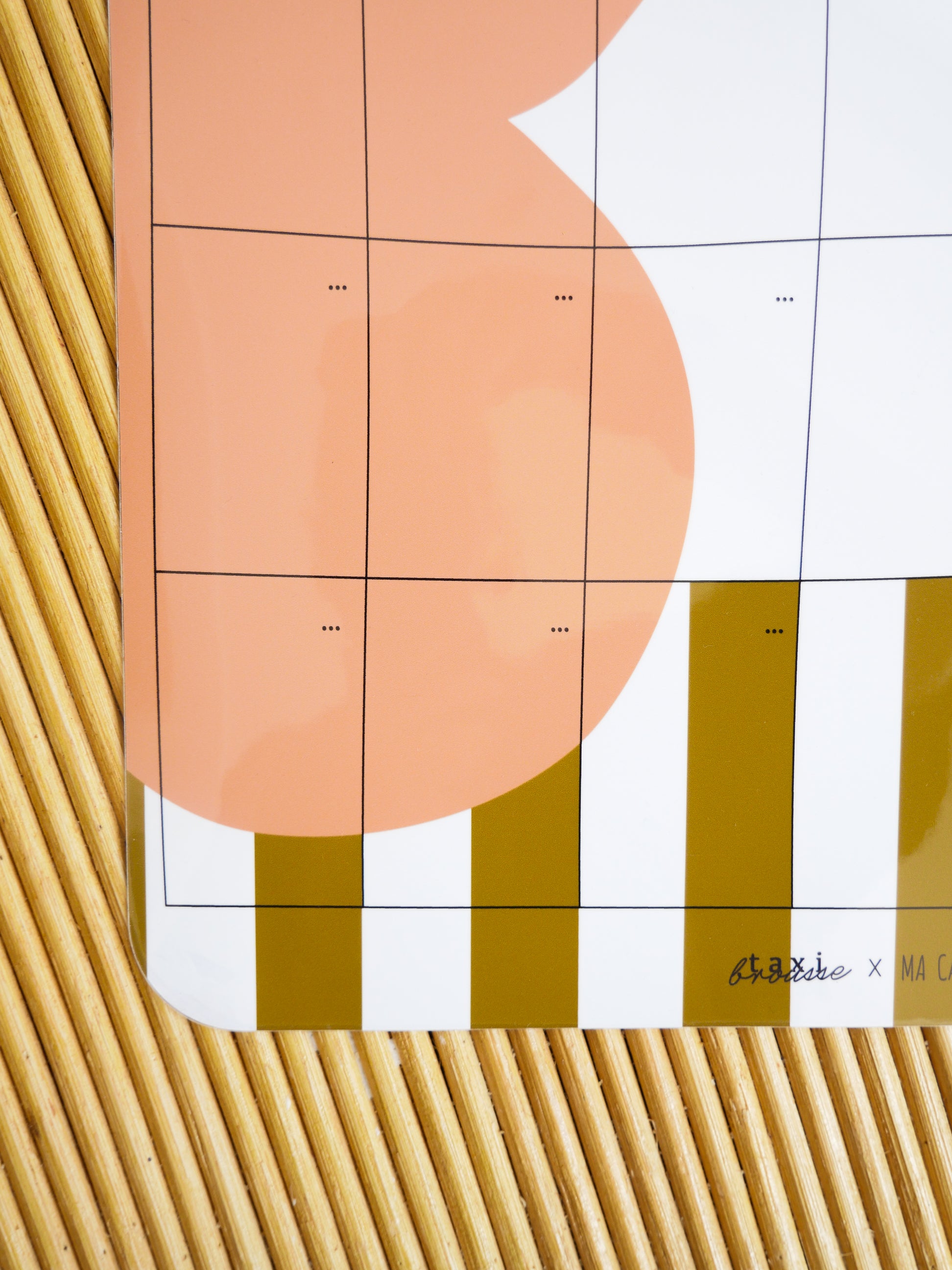 Calendrier mensuel magnétique - Chic