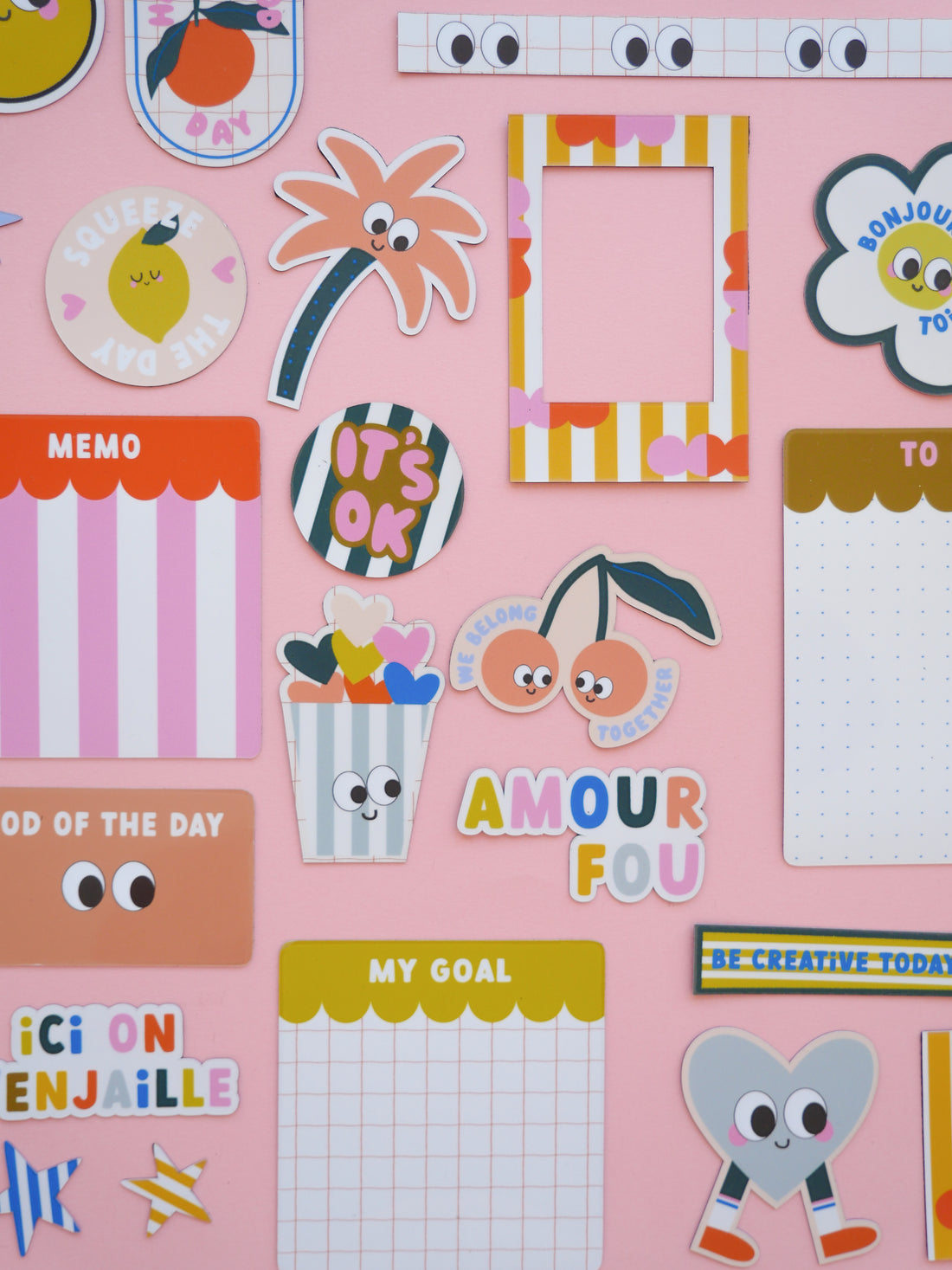 Stickers magnétiques - Les P&