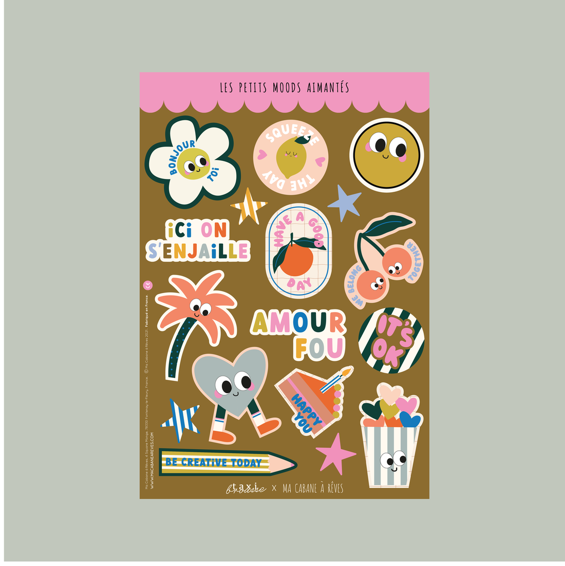 Stickers magnétiques - Les P&