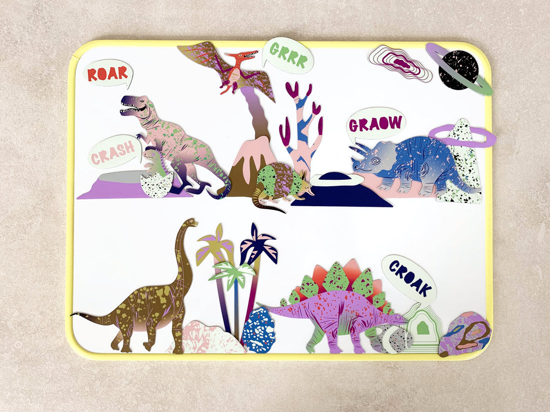 Jeux magnétique - Dinosaures