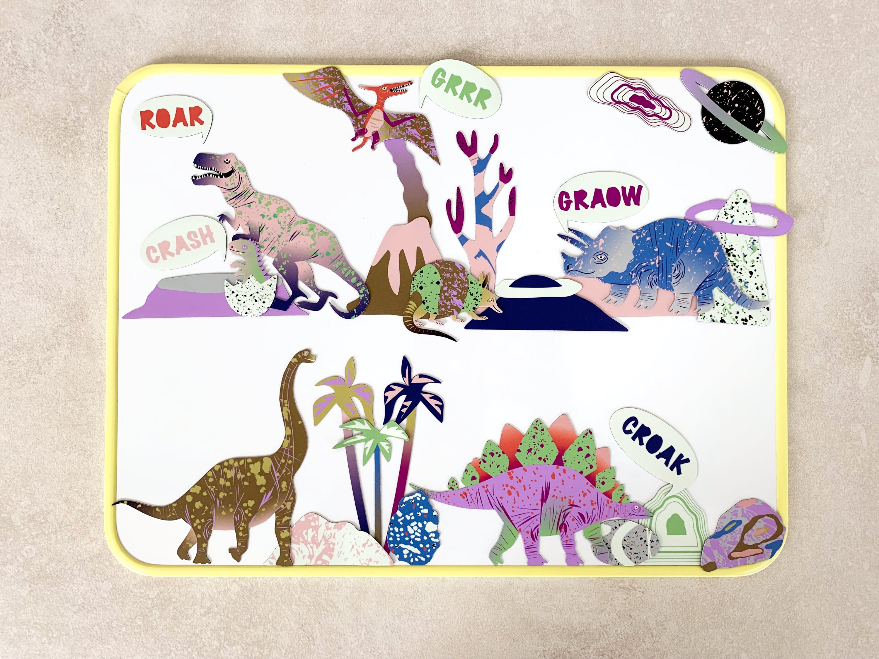 Jeux magnétique - Dinosaures