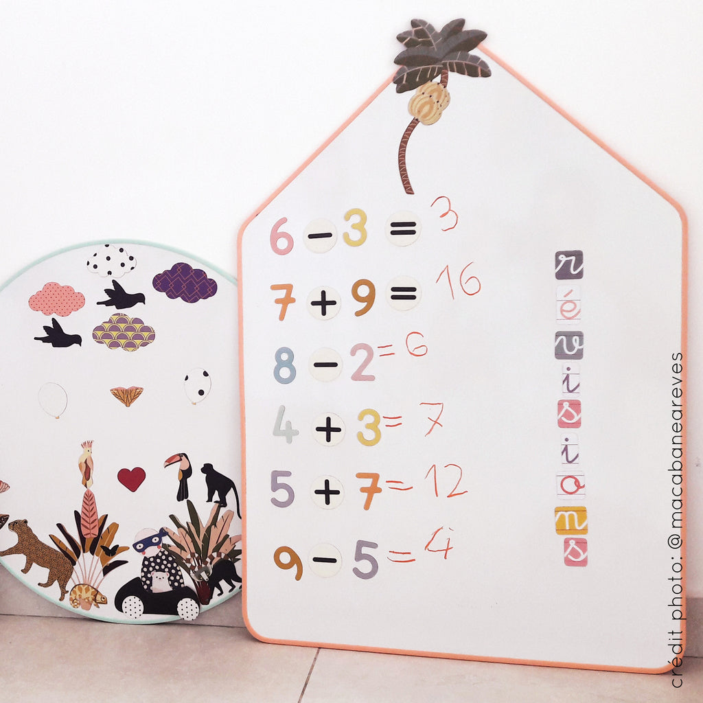 Jeux magnétique - Chiffres et Symboles