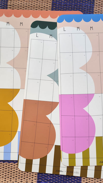 Calendrier mensuel magnétique - Chic